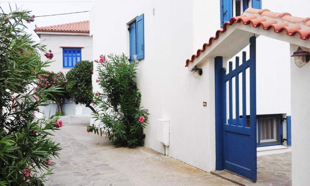 Ostria Eressos Rooms Skála Eresoú Exteriör bild